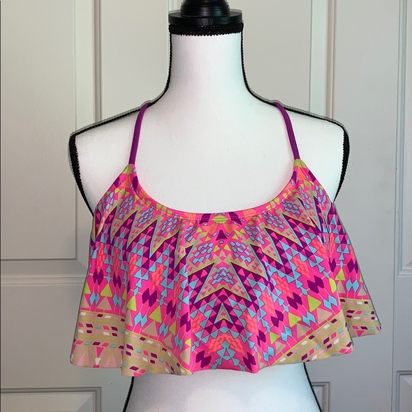 Xhilaration Other - Multi color bikini top size Large